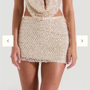 Sydney Lane Crystal Quartz Mini Skirt